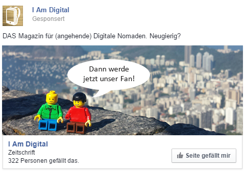 Beispiel Facebook Anzeige